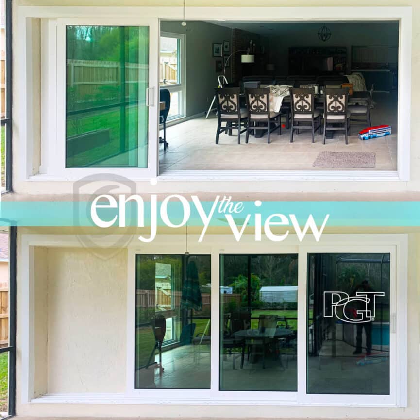 PGT Hurricane Impact WinGuard Windows and Doors installed by DuraSash Windows, the highest rated replacement windows in Tampa, FL.